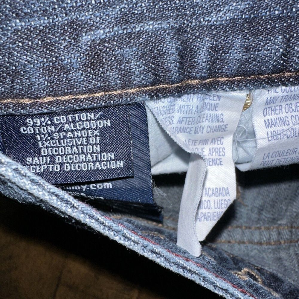 Vintage Tommy Hilfiger Denim Maxi Skirt Front/rear Pockets size 6-buttons (SO13) - Picture 4 of 8
